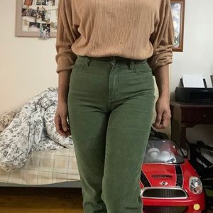 BDG high-rise corduroy mom jeans, size 7